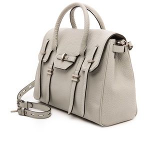 Rebecca Minkoff Jules Large Satchel In Pale Grey